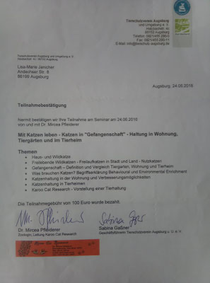 Zertifikat - Erste Hilfe