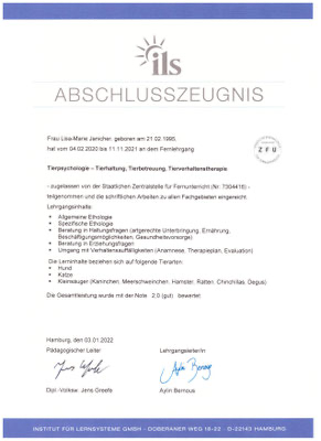 Zertifikat - Fachfortbildung